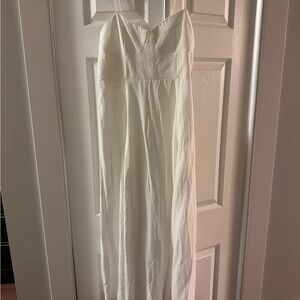 Zara Cream Dress with Beaded Detail